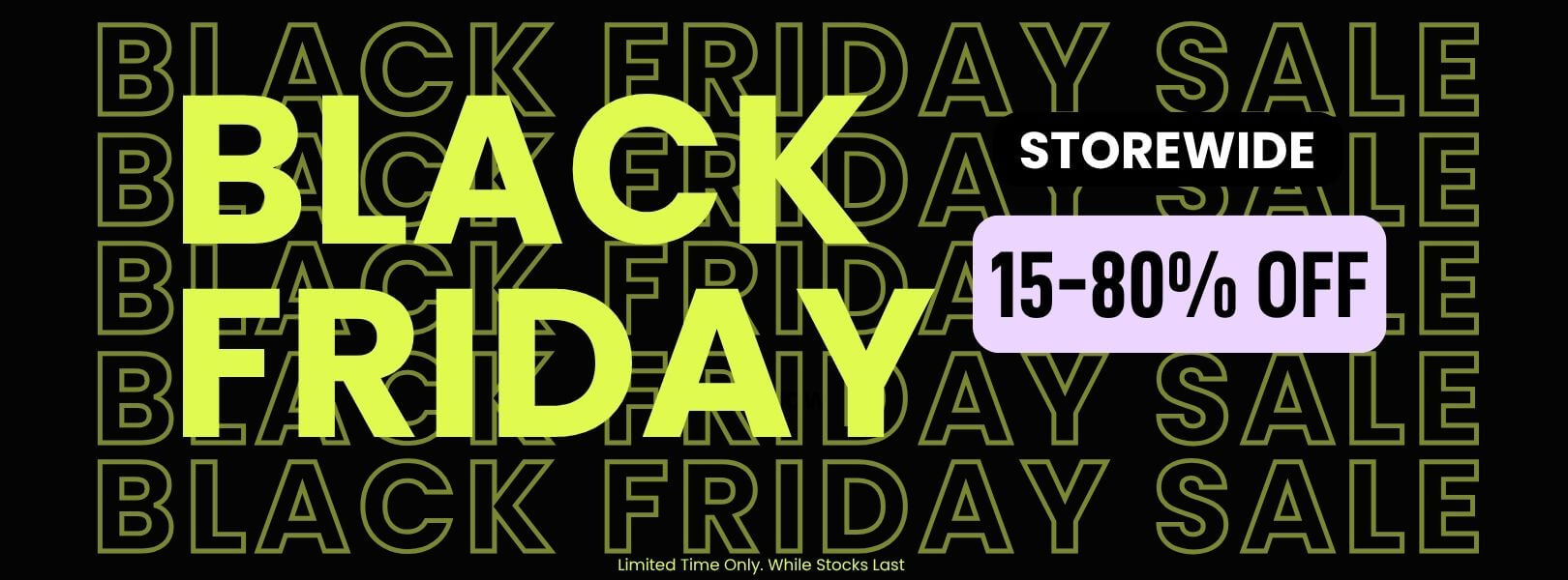 Black Friday Promo Hero